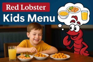 red lobster kids menu