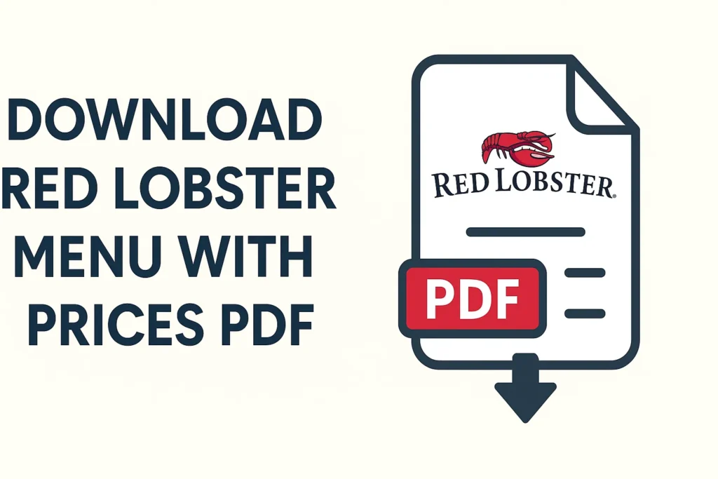 Red Lobster Menu With Price PDF Download
