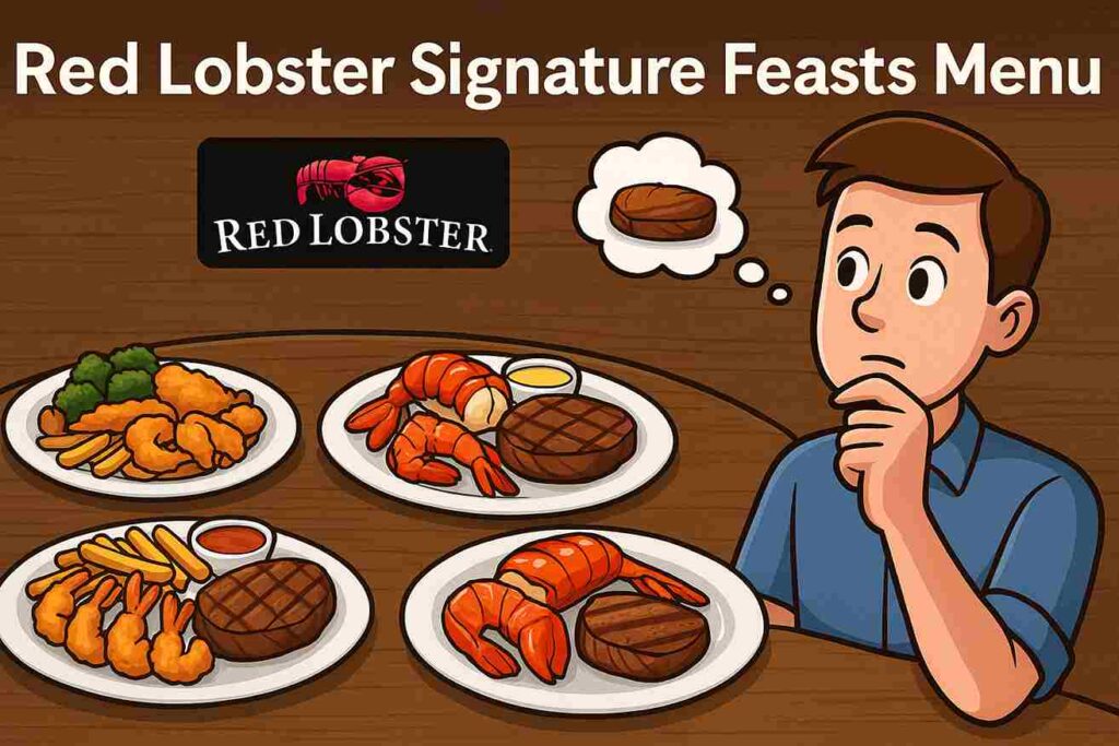 Red Lobster Signature Feasts Menu