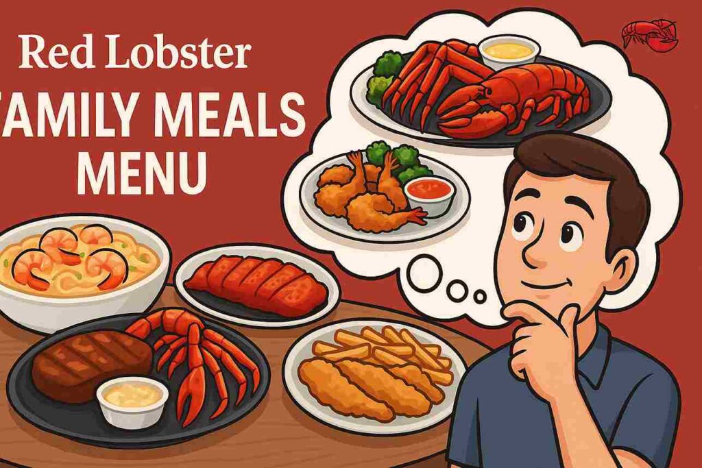 Red Lobster Family Meals Menu
