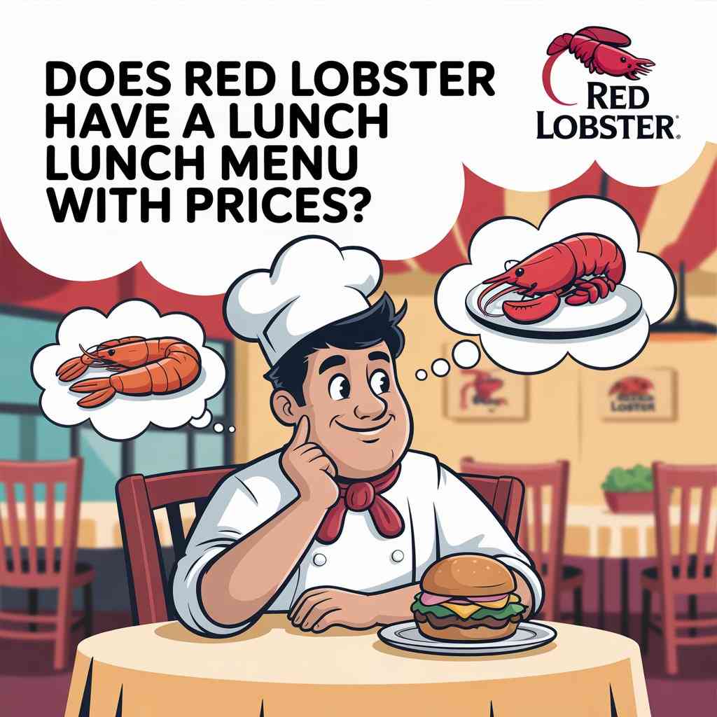 does red lobster have a lunch menu with prices?