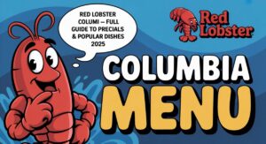 Red Lobster Columbia Menu