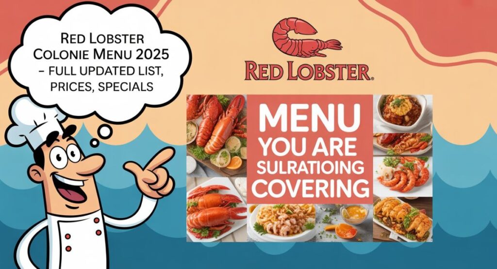 Red Lobster Colonie Menu